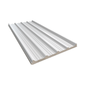 Muestra de panel Multytecho sobre fondo blanco