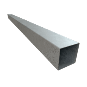 Pieza de perfil tubular cuadrado hueco de acero