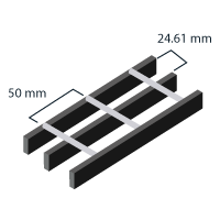 Esquema de rejilla electroforjada W16-50