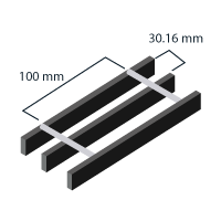 Esquema de rejilla electroforjada W19-100