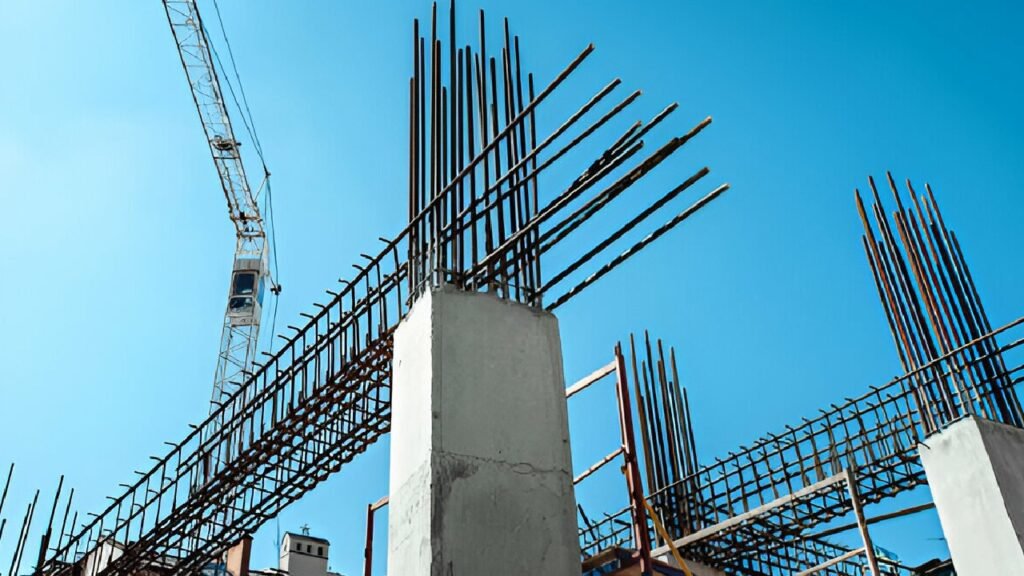Varillín utilizado en la construcción de columnas de concreto armado